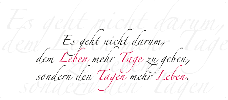 pro Individuum Pflegedienst Heilbronn - Palliativ Pflege Motto